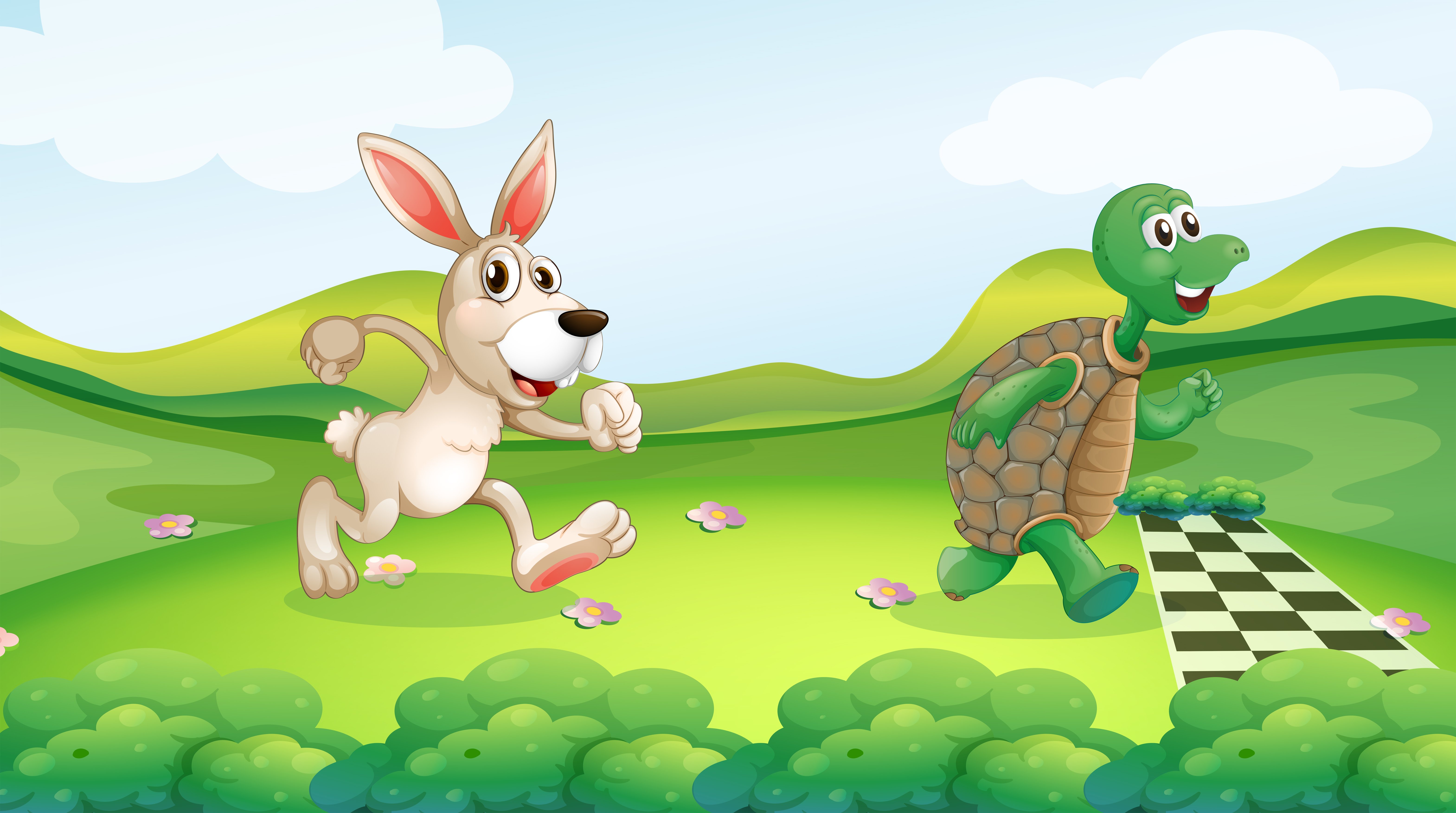 Кролик и черепаха