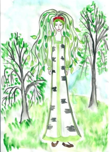 Березка рисунок