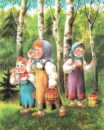 Сказка Снегурушка и лиса