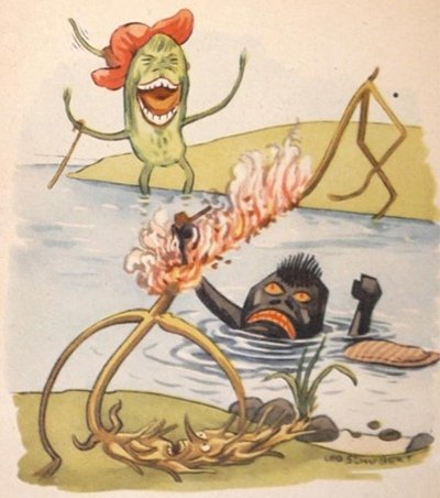 Братья Гримм Уголек соломинка