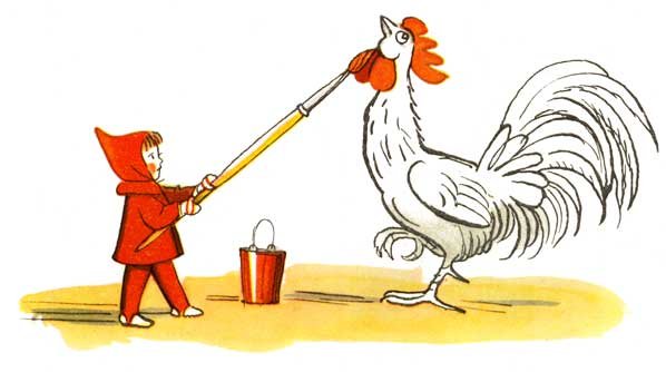 Владимир Сутеев петух и краски