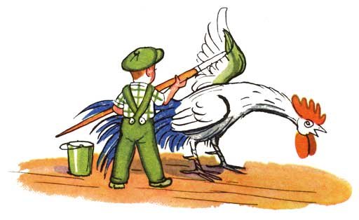 Сказка Сутеева петух и краски