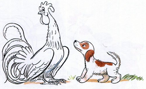 Сказка Сутеева петух и краски