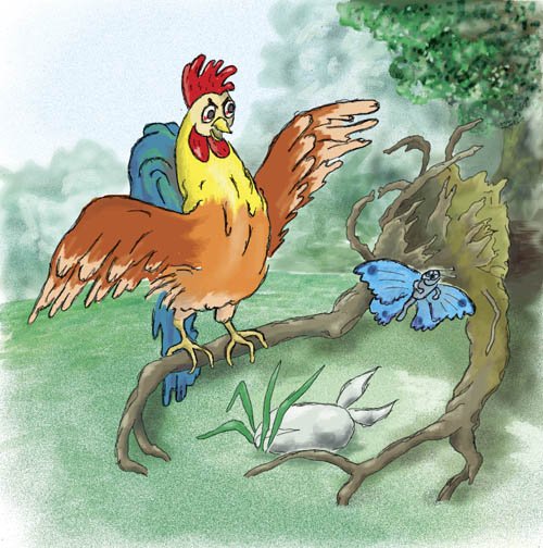 Петух из басни Крылова