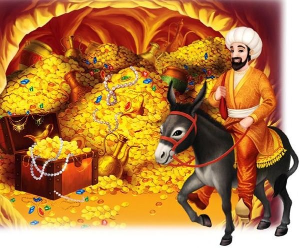 Иллюстрации к сказке Али баба и 40 разбойников