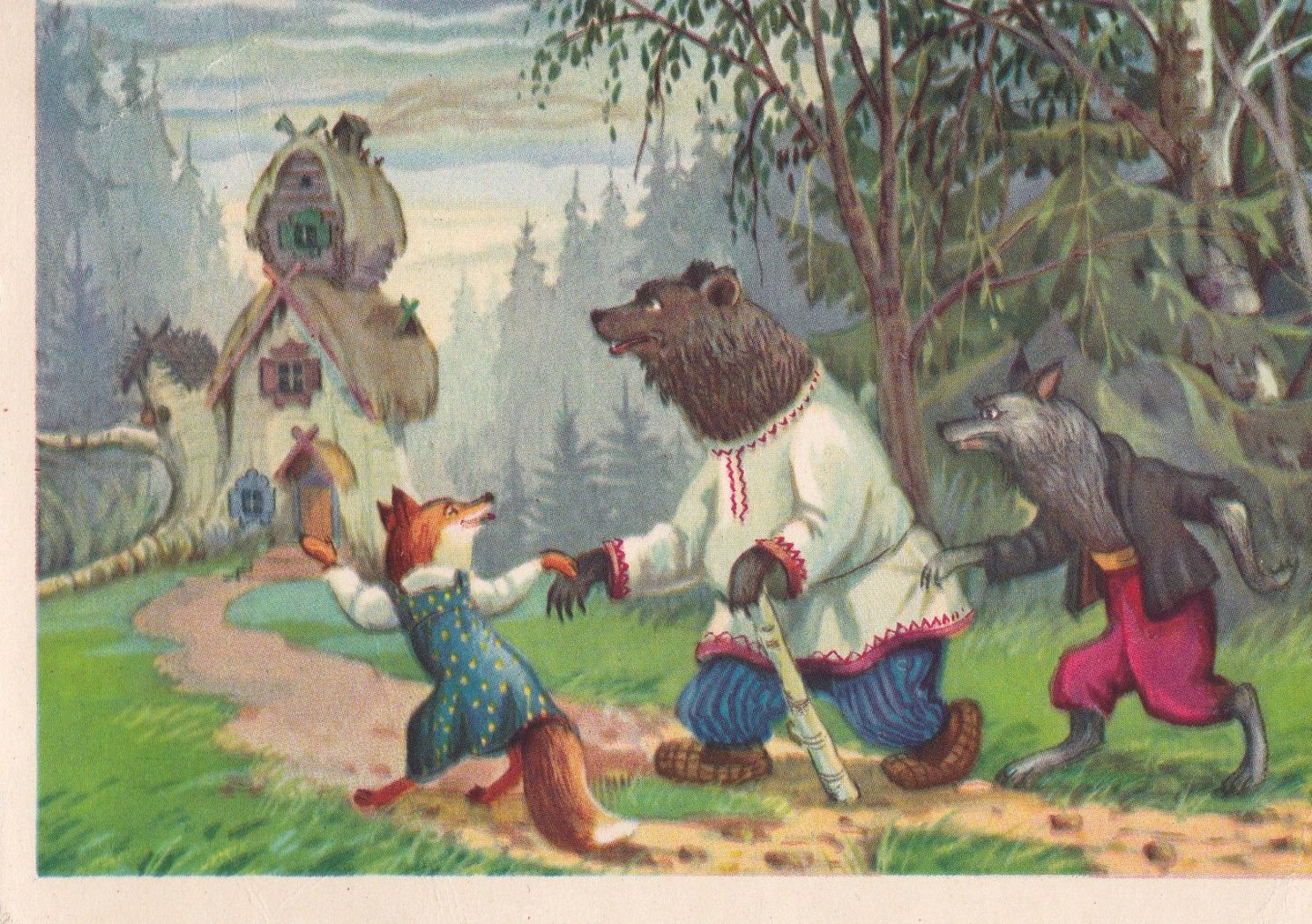 Русские сказки иллюстрации советские