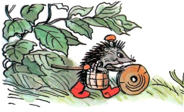 Иллюстрации к сказке Сутеева разные колеса