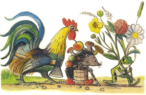 Сутеев разные колеса иллюстрации