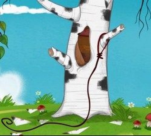 Дурак и береза русская народная сказка