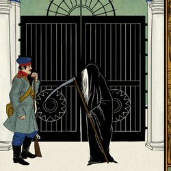 Солдат и смерть иллюстрации