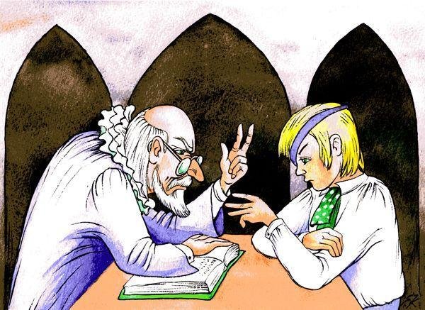 Рисунок к сказке хитрая наука