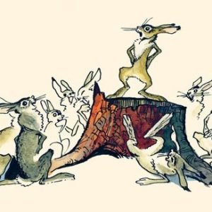 Храбрый заяц длинные уши короткий хвост