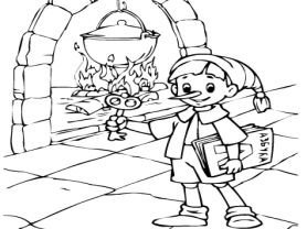 Приключения Буратино рисунок