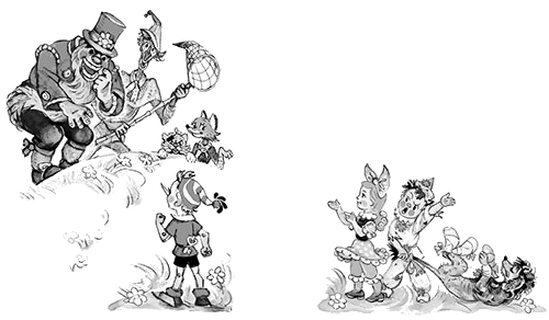 Золотой ключик и приключения Буратино