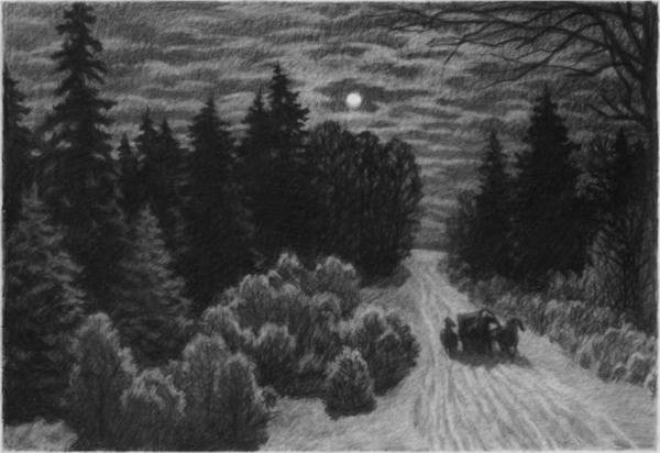 Пороша Есенин иллюстрации