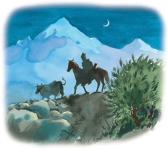 Кавказский пленник Жилин и Дина