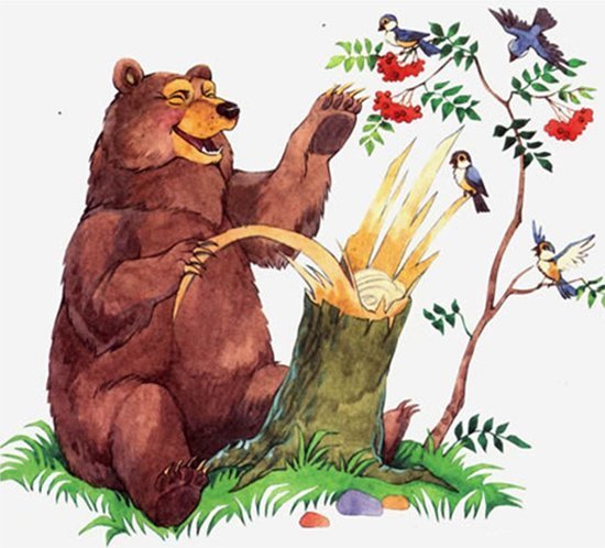 Медведь музыкант Бианки