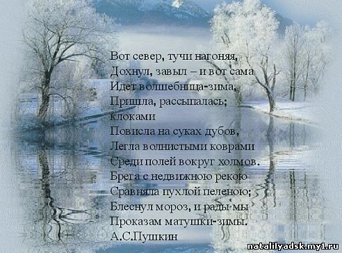 Александр Сергеевич Пушкин вот Север тучи нагоняя