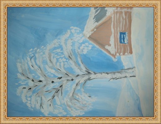 Изба рисунок