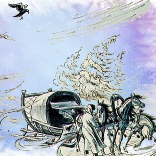 Аксаков иллюстрации к рассказу Буран