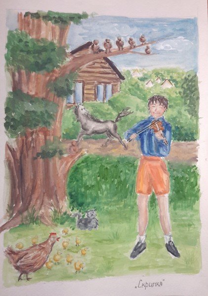 Иллюстрация Иван Алексеевич Бунин детство