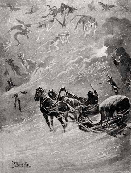 Бесы Пушкин художник Симаков