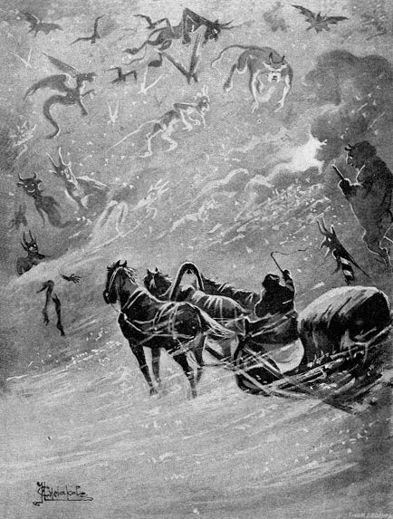 Бесы Пушкин художник Симаков