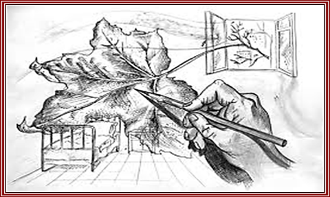 Иллюстрация к произведению листок (48 фото)