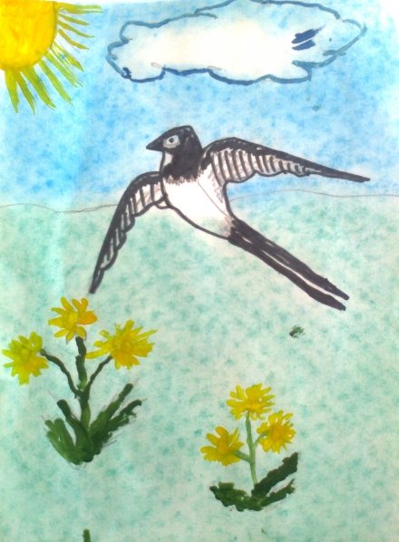 Иллюстрация к стихотворению плещеева дети и птичка (49 фото)