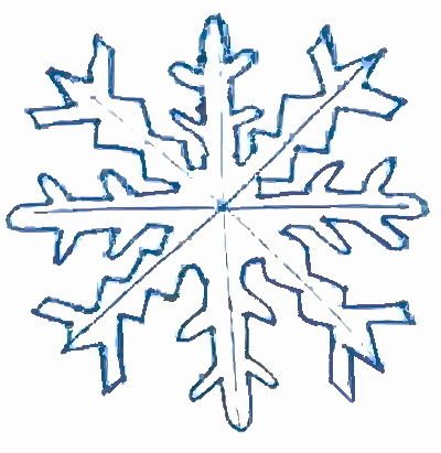 Стихотворение про снежинку