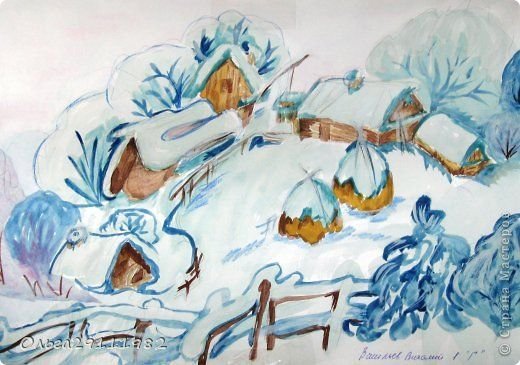 Иллюстрация к стихотворению Никитина встреча зимы