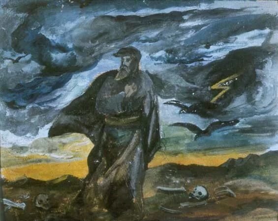 Архангел Гавриил и пророк Моисей