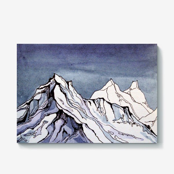 Иллюстрация к стихотворению горные вершины