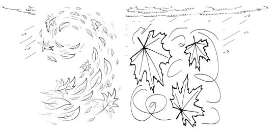 Иллюстрация к произведению листья тютчев (48 фото)