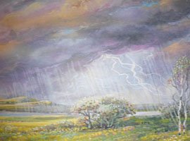 Тютчев Фет Весенняя гроза