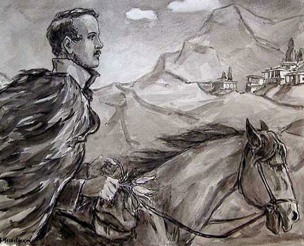 Иллюстрация к роману герой нашего времени Бэла