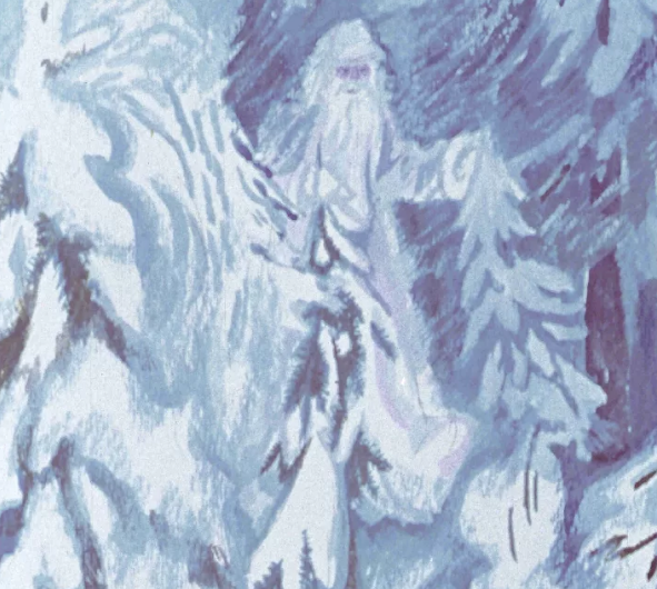 Мороз красный нос раскраска