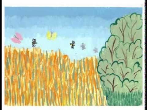 Рисунок к стихотворению Тютчева в небе тают облака