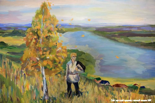 Иллюстрация к стихотворению я покинул родимый дом