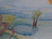 Иллюстрация к стихотворению Есенина я покинул