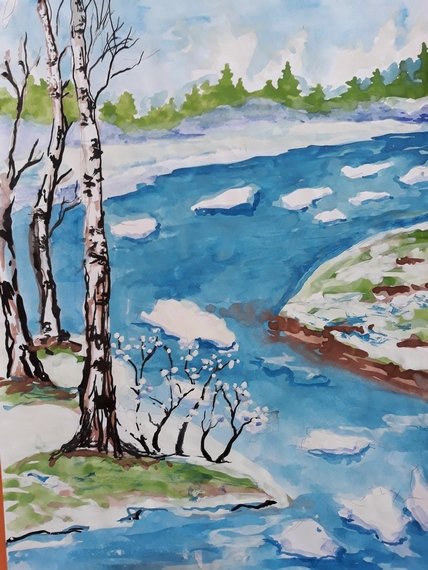 Рахманинов весенние воды иллюстрация