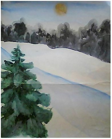 Пороша рисунок