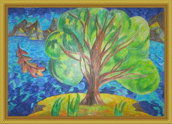 Рисование листопад