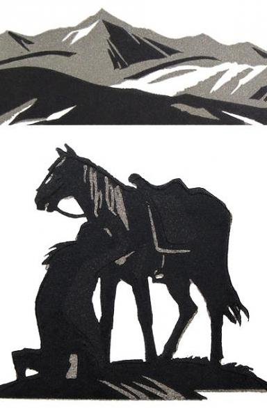 Иллюстрации к произведениям Айтматова плаха