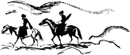 «Два всадника, едущие шагом» <1832—1834>