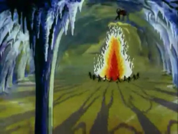 Пещера карандашом