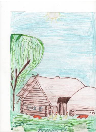 Иллюстрации к стихотворению Рубцова в горнице