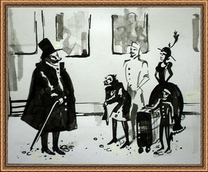 А П Чехова толстый и тонкий