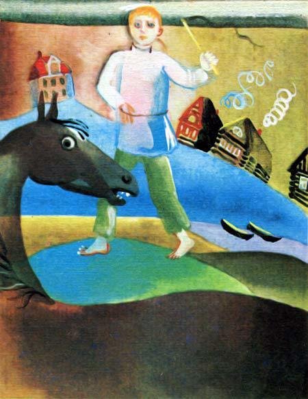 Лошадь Сивка бурка