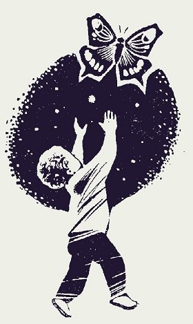 Разноцветная бабочка Платонов